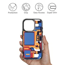 DailyObjects Quirky Printed iPhone 16 Pro Max Back Case Mobile Accessories image 4