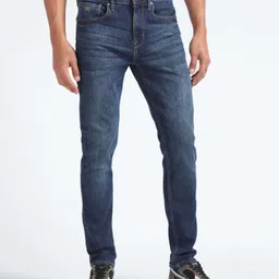 flying machine Men Tapered Fit Mid Rise Blue Jeans-picture-12