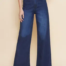 PUELLA Women Flared High-Rise Light Fade Stretchable Jeans-picture-31