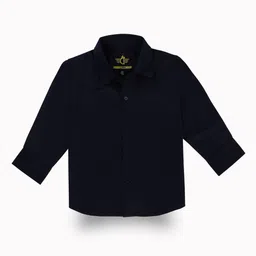 Gini and Jony Boys Standard Spread Collar Solid Cotton Casual Shirt-picture-32