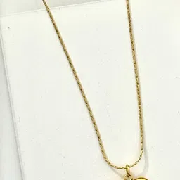 STYLEKRAFT Unisex Gold Pendant image 1