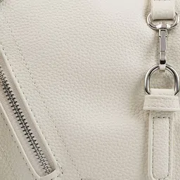 Lino Perros PU Oversized Half Moon Tote Bag with Tasselled image 3