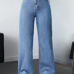 DressBerry Women Comfort Straight Fit High-Rise Clean Look Stretchable Jeans-image-81