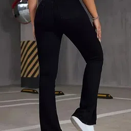 BAESD Women Bootcut High-Rise Stretchable Jeans image 3