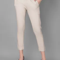 Comfort Lady Women Solid Mid-Rise Casual Regular Trouser-image-68