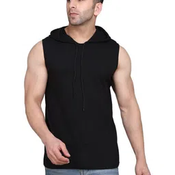 TEEFOX Hooded Sleeveless Regular Fit T-shirt-picture-10