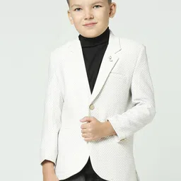 YK Boys Printed Single-Breasted Blazers-picture-31