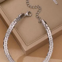Arzonai Women Silver Plated Bracelet-picture-17
