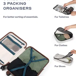 Assembly Odyssey Pro Blue Trolley Bag With Laptop Compartment Fits Up To 16 Inches image 2