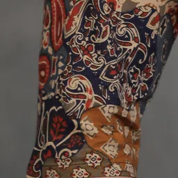 Aramya Ethnic Motifs Printed Fit & Flared Pure Cotton Midi Ethnic Dress image 2