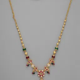 SZN Brass Gold-Plated Temple Necklace image 4