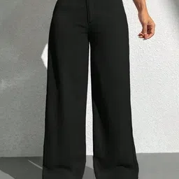 QIOA Women Comfort High-Rise Trousers-image-50