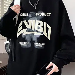 stylecast x revolte Vogue Product Exhibit Typography Round Neck Sweatshirt image 2