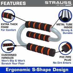 STRAUSS Anti-Skid Push Up Bar image 5
