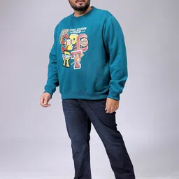 hardsoda by the indian garage co HARDSODA Men Graphic Printed Pullover Sweatshirt image 5