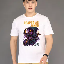 BRAWNY BATTLER Men Graphic Printed Round Neck Cotton T-shirt-picture-29