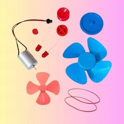 erhindia DIY Wind Mill Generator Pulley Motor Dynamo for Science Physics Kids Project-picture-14