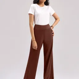 Blissclub Women High-Rise Trousers-image-86