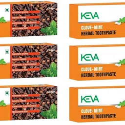 keva Clove Mint Toothpaste:Tightens Gums, Fights Germs, Artificial Flavour Free Toothpaste-picture-33