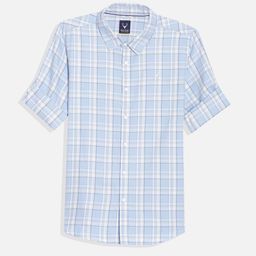 Allen Solly Junior Boys Spread Collar Checked Cotton Casual Shirt-picture-13