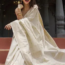 CANIZZARO Woven Design Zari Handloom Banarasi Saree image 5