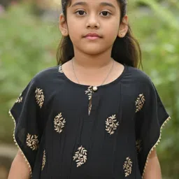 BAESD Print Extended Sleeves Ethnic Longline Top image 4