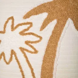 SANSKRUTIHOMES White & Brown Embroidered Square Cushion Covers image 4