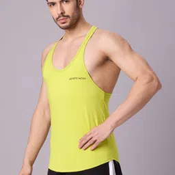 AESTHETIC NATION Men Round Neck Gym Training Innerwear Vest image 1