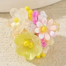 Tiso Korean Artificial Beaded Bohemian Floral Shaped Studs-picture-25