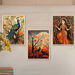 walllane Traditional Wall Art With Frame Home Decor Wall Painting For Living Room Office Bedroom-picture-27