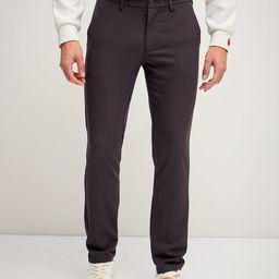 THE BEAR HOUSE Men Slim Fit 4 Way Stretch Formal Trousers-picture-27