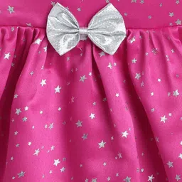 MANY FROCKS & Polka Dot Print Satin Fit & Flare Dress image 2