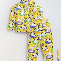 NAUTI KIDZ Boys Printed Pure Cotton Night suit-image-67