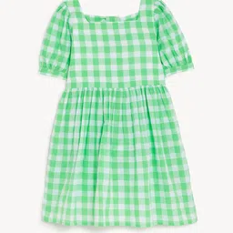 Marks & Spencer Checked Fit & Flare Dress-picture-33