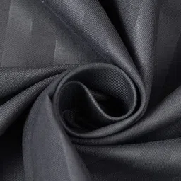 Homybees Grey Striped 220 TC King Bedsheet with 2 Pillow Covers image 3