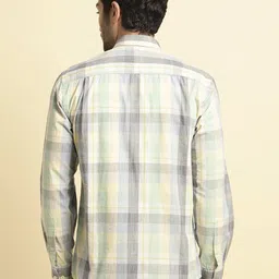 Cantabil Breathable & Soft Tartan Checks Printed Cotton Casual Shirt image 2