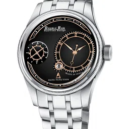 DOUBLERUN Men Stainless Steel Bracelet Style Straps Multi Function Watch H05N17000-picture-30