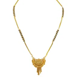 SHANKHRAJ MALL Gold-Plated Alloy Mangalsutra image 1