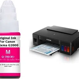 CaanonPixma Original Ink Bottle For Canon Pixma G2000 Multi Function All in One Printer Magenta Ink Bottle-picture-13