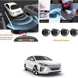 pecunia Parking 0077 DIY LED Car Reverse Sensor Kit with 4 Sensors & Buzzer Alarm Parking I5 Parking Sensor-picture-26