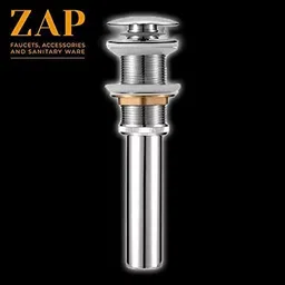 zap Bathroom Sink Stainless Steel Pop-Up Strainer image 3
