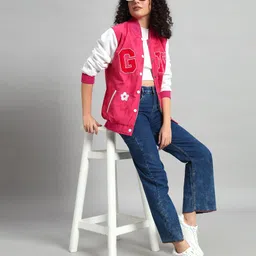 Blushh Collection Embroidered Women Wind Cheater image 5