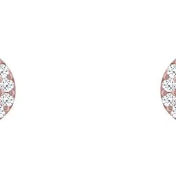 giva Sterling silver Rose Gold Flower Blossom Earrings for women & girls Cubic Zirconia Sterling Silver Stud Earring-picture-17