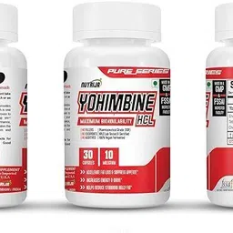nutrija Yohimbine HCL 10mg Strenght and Potent Fat Burner Supplement image 3