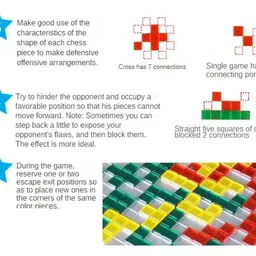 joycy Blocks Strategy Board Game Board Game Fun & Educational Game for FamilyGameNight Party & Fun Board Game image 4