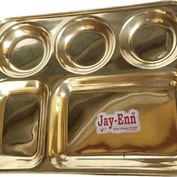 Brass Craft World Pure Brass Dinner plate/Try L-14inch, five place Dinner Set-picture-13