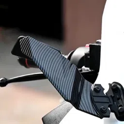 acube mart 2pc wing mirror aero H2, 1 R15 v4 winglet black Combo image 4