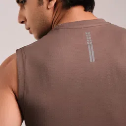 EAZY Pack Of 2 Round Neck Dry-Fit Tank Vests EZ_QDRN_BLUEC_METALM_S image 3