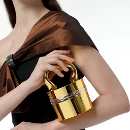 HAUTE SAUCE by Campus Sutra Women Solid Miniature Handheld Bag image 5