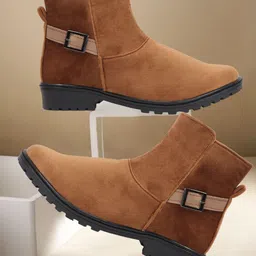 Denill Women Round Toe Chelsea Boots-picture-54